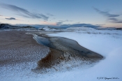 Vinter billede fra Nationalpark Thy