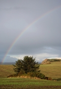 Regnbue over Hanklit